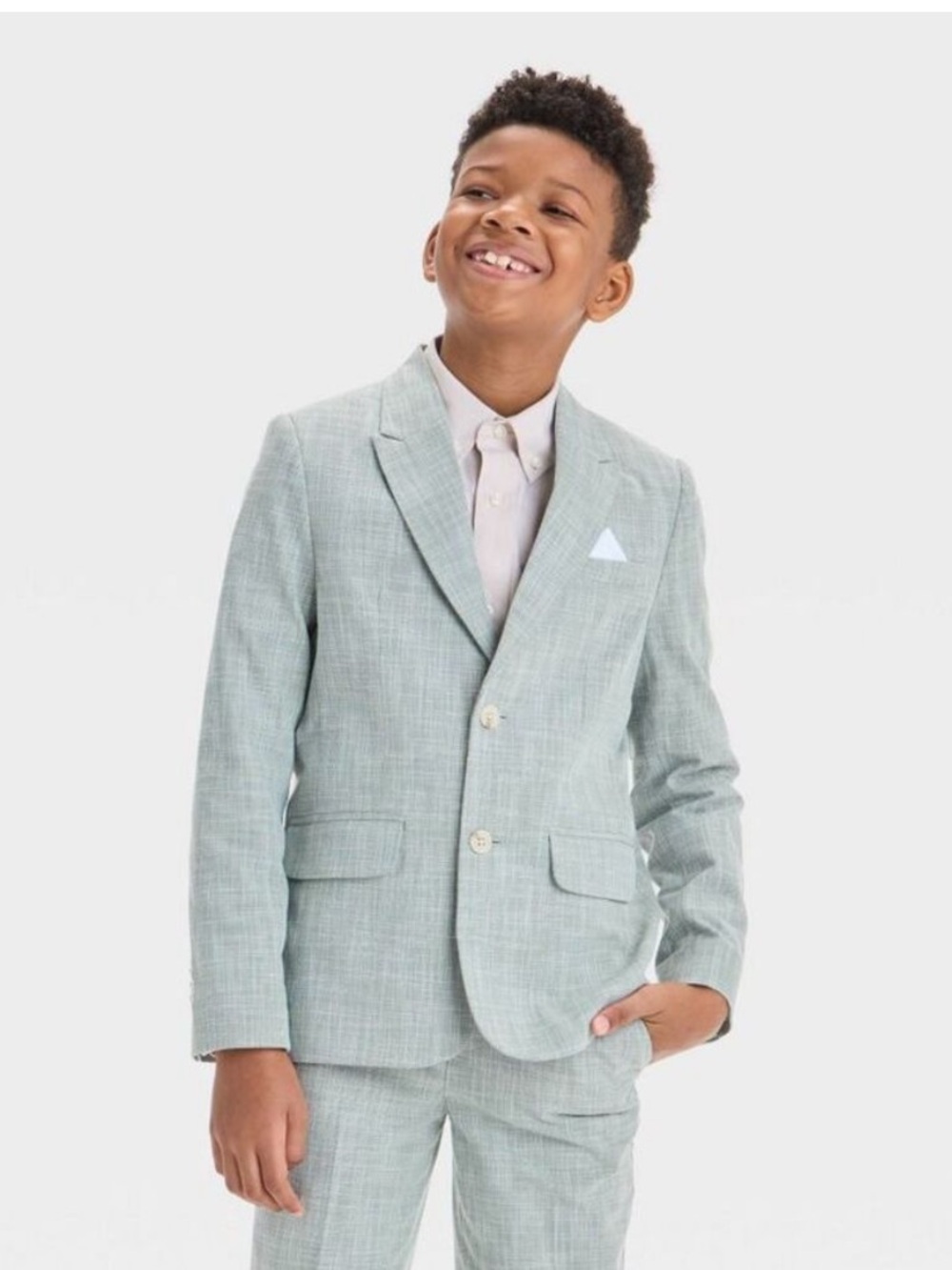 Cat & Jack Green Boys' Suit Jacket